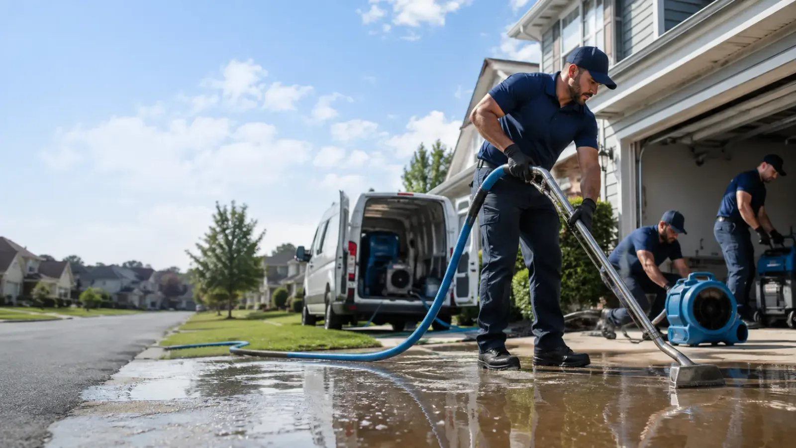 Flood Damage Restoration in Blue Jay, CA